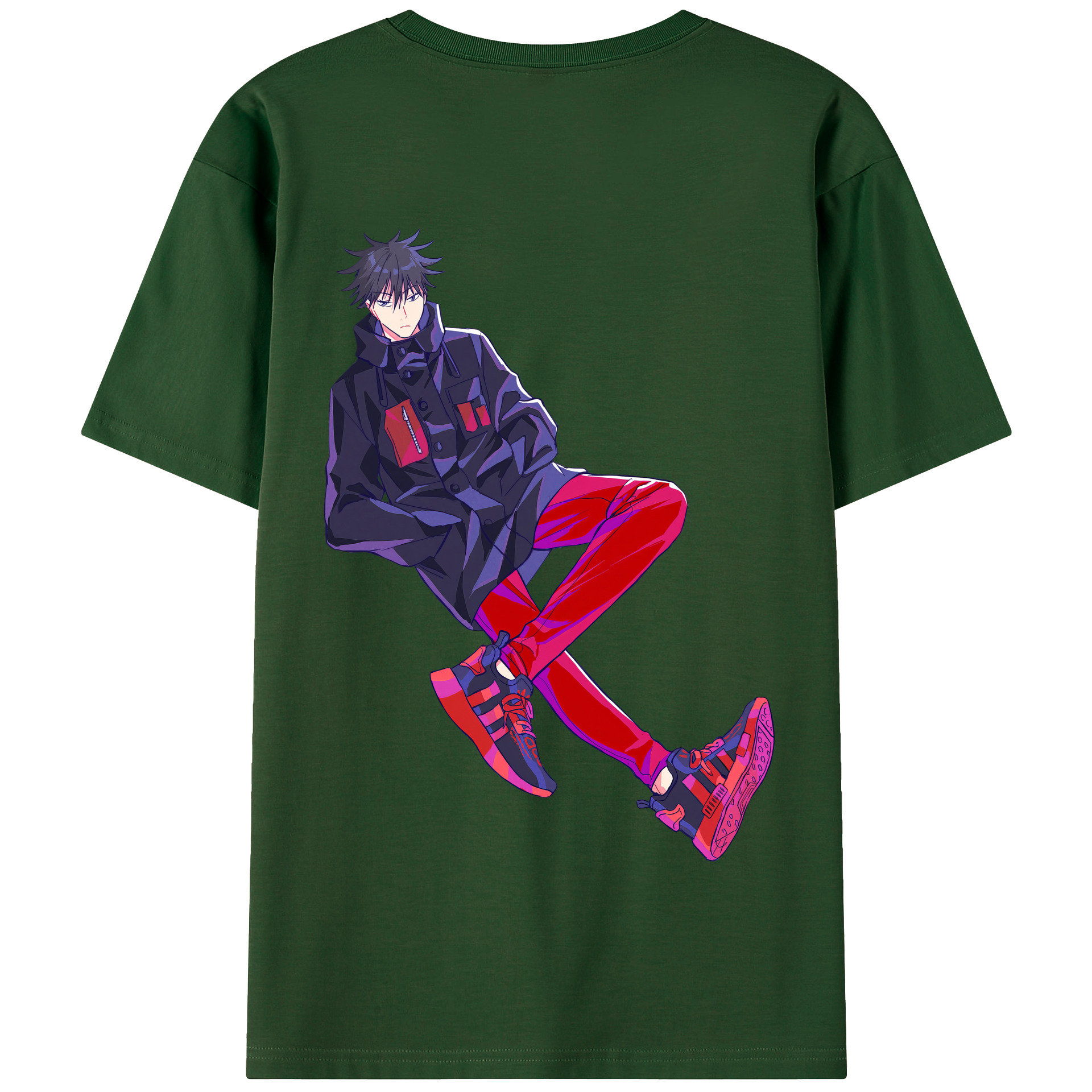 （画像用） 呪術廻戦 Jujutsu Kaisen 綿100％半袖Tシャツ（背面プリント）